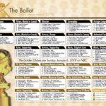 2019 Golden Globe Awards Printable Ballot The Gold Knight Latest Academy Awards News And Insight