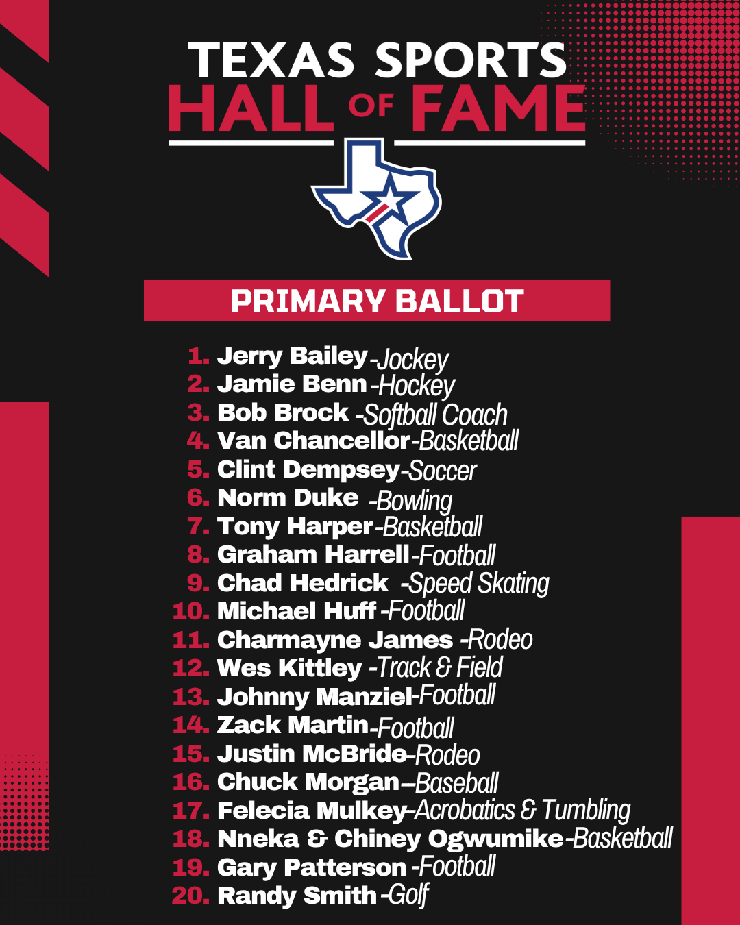 2023 SWC Hall Of Fame Class Announced Texas Sports Hall Of Fame