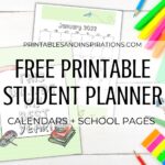 2024 2025 Free Student Binder Planner Printable Printables And Inspirations