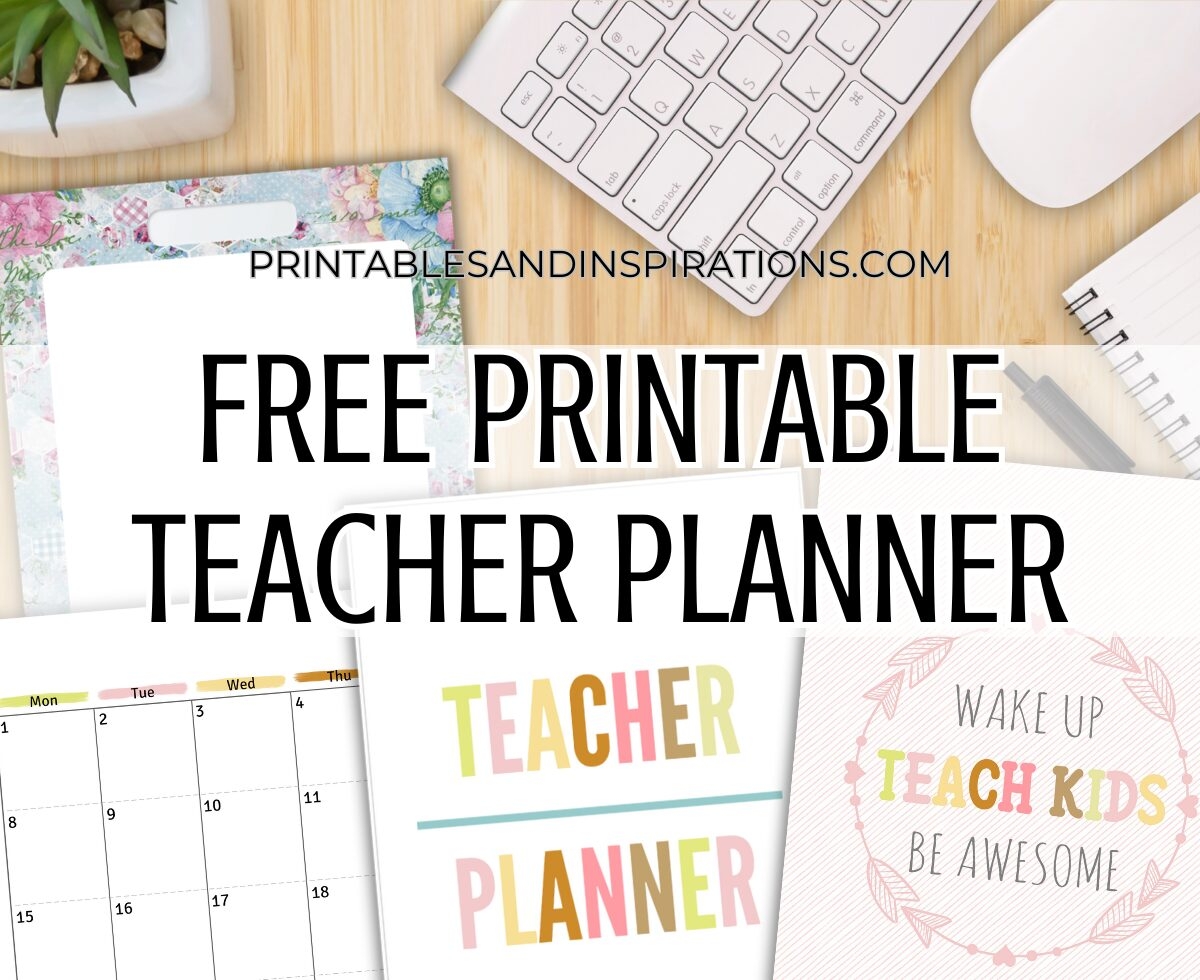 free printable teacher planner 2018 2019