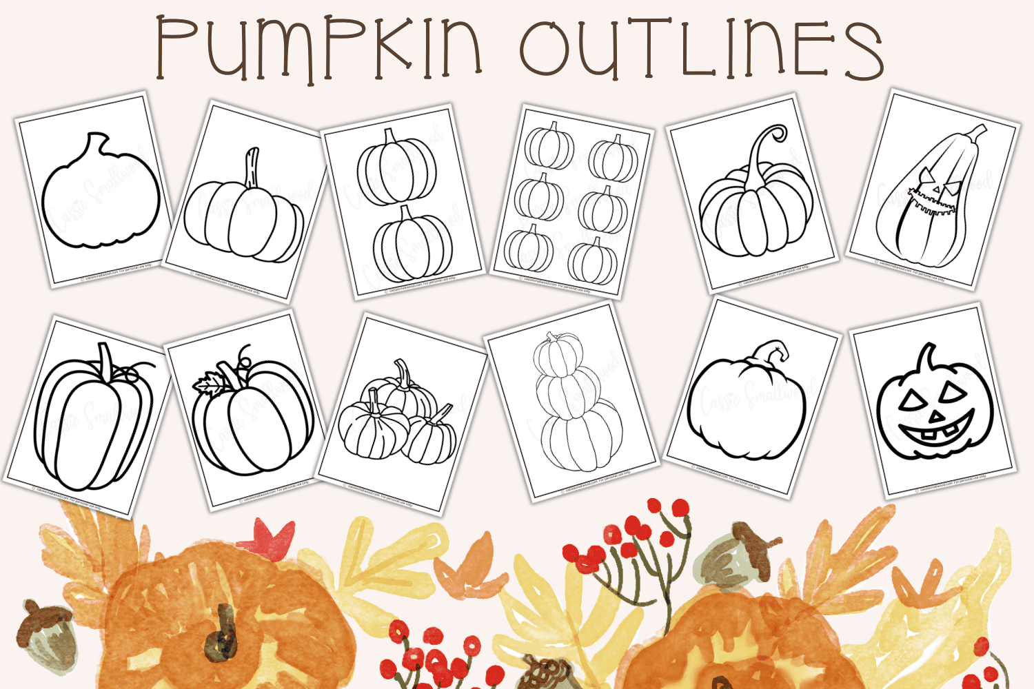 free printable pumpkin templates