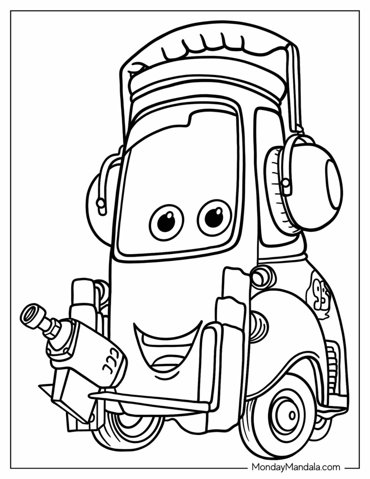24 Disney Cars Coloring Pages Free PDF Printables 