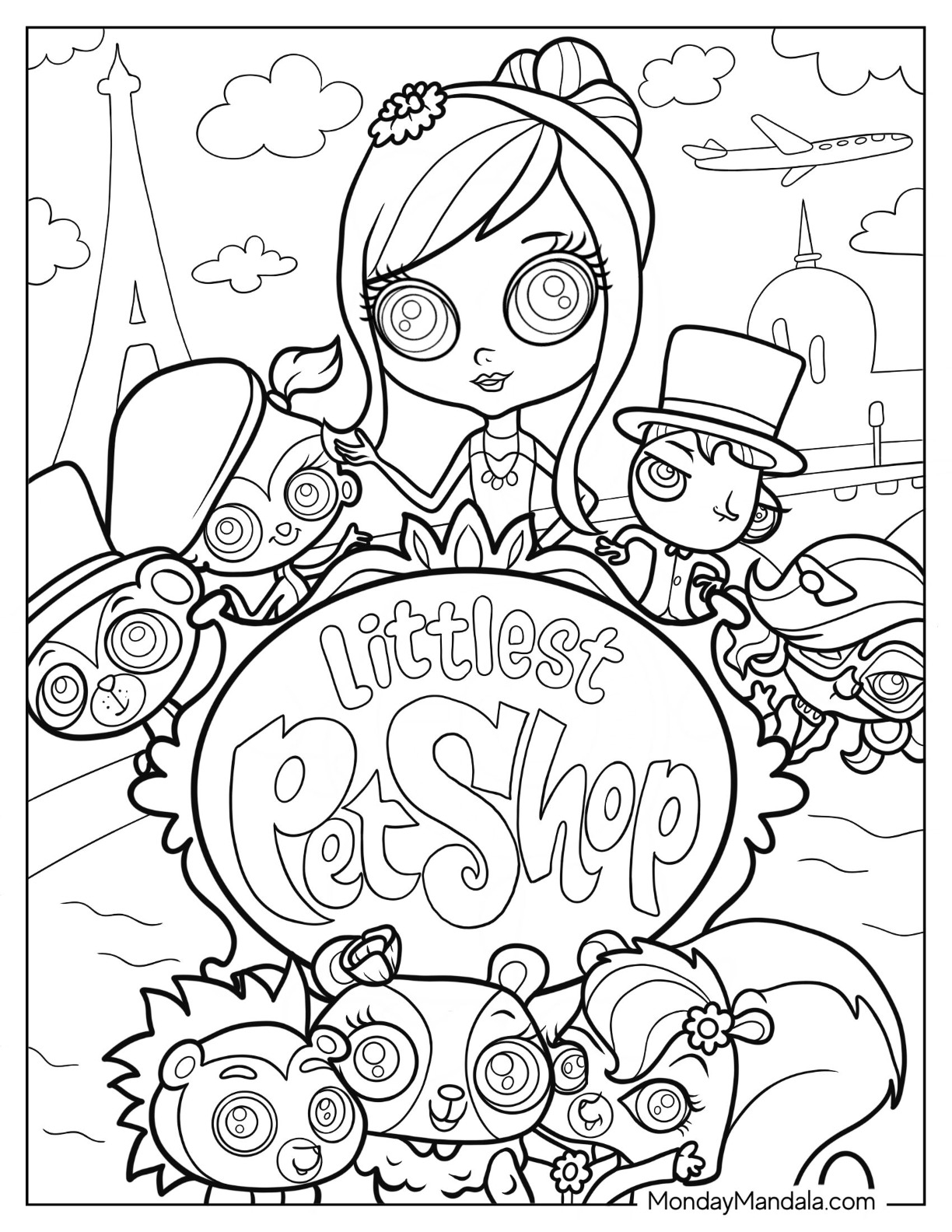 24 Littlest Pet Shop Coloring Pages Free PDF Printables 