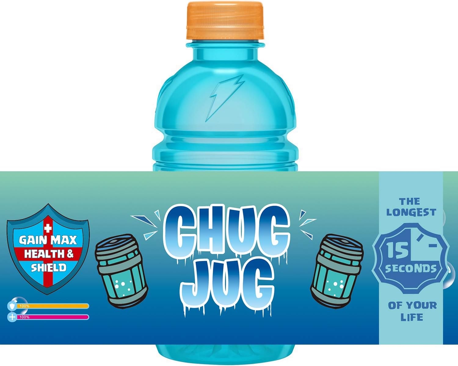 24 Pack Chug Jug Bottle Labels Video Game Party Supplies