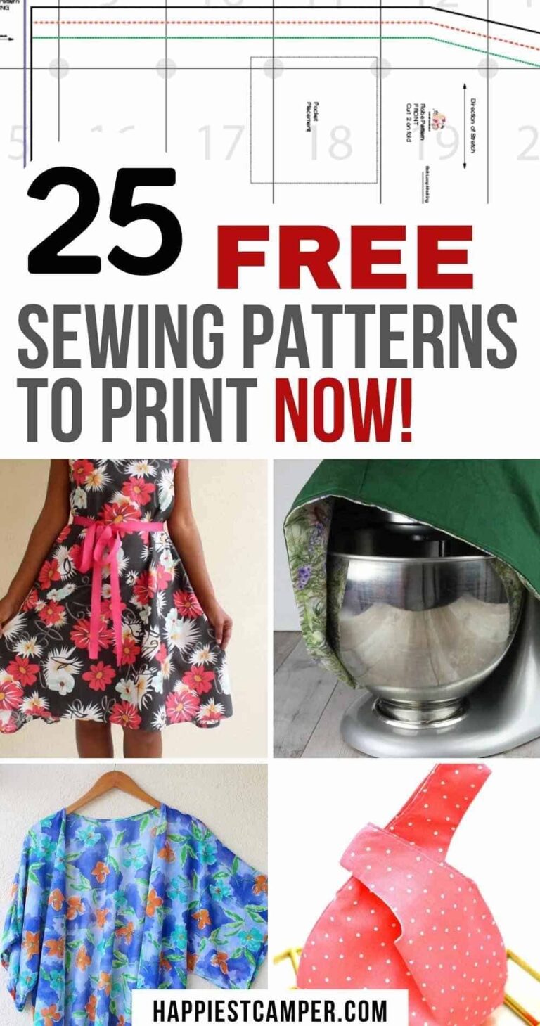 25 Free Sewing Patterns You Can Download Now