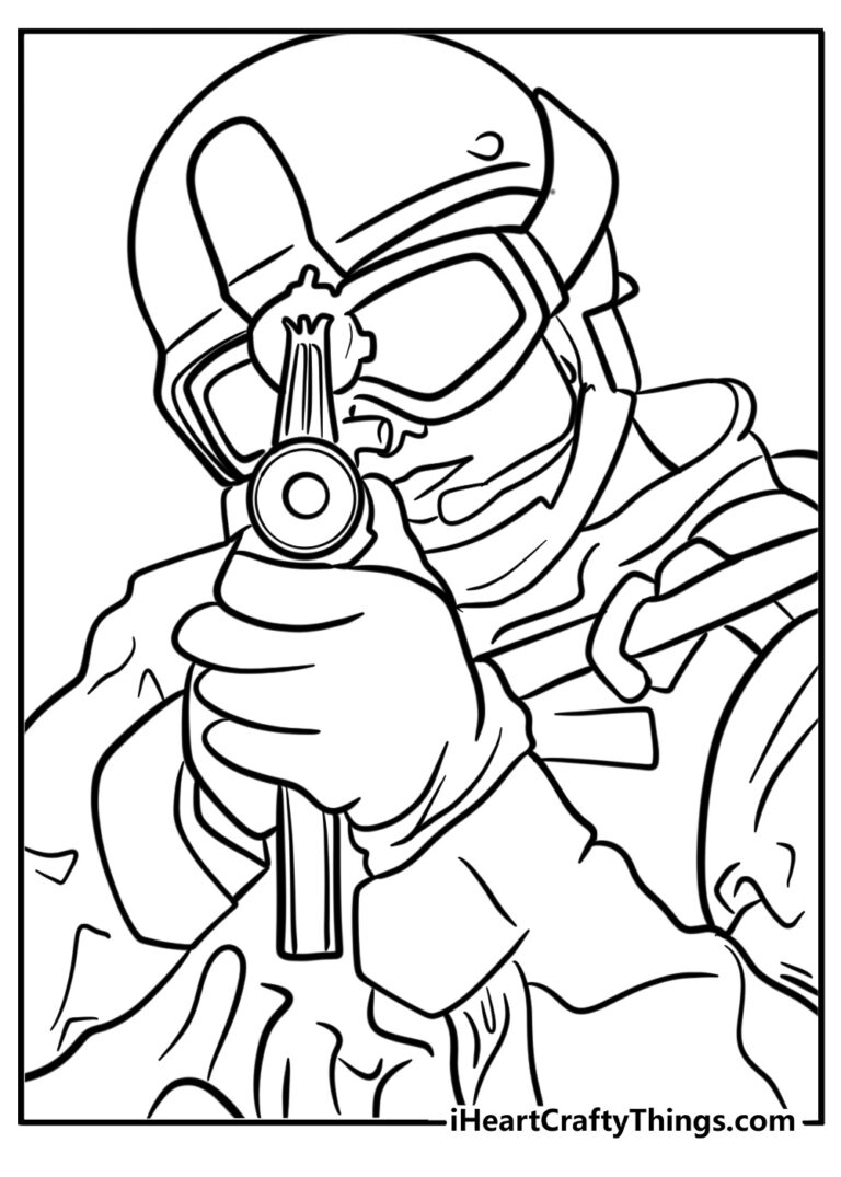 25 New Call Of Duty Coloring Pages 100 Free To Print