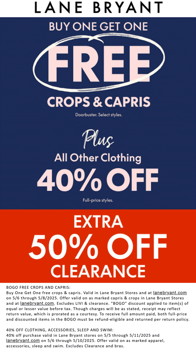  25 Off 75 U0026 More At Lane Bryant U0026 Cacique Or Online Via Promo Code DECGCLB Lane Bryant August 2025 Coupons Promo Codes U0026 Deals 