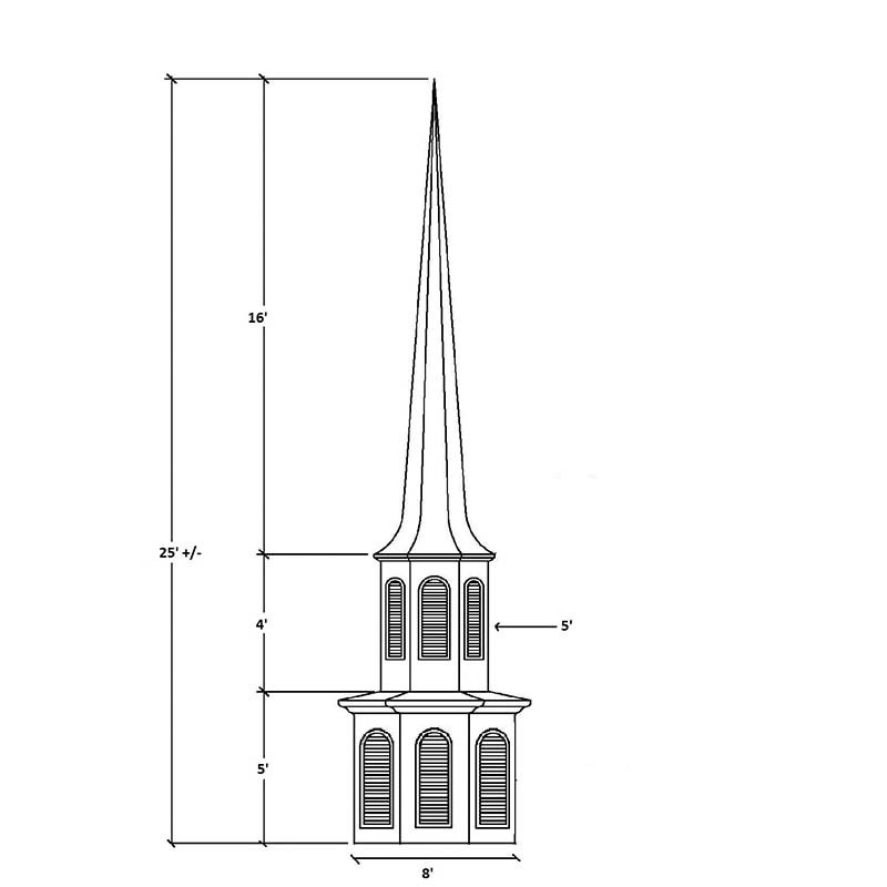 25 Steeple American Steeples And Baptistries