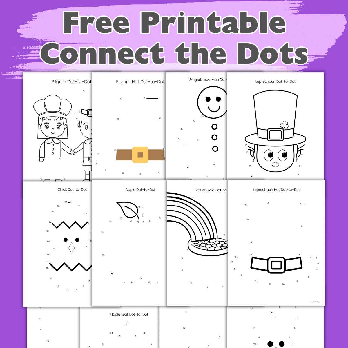 preschool dot to dot printables preschool dot to dot printables