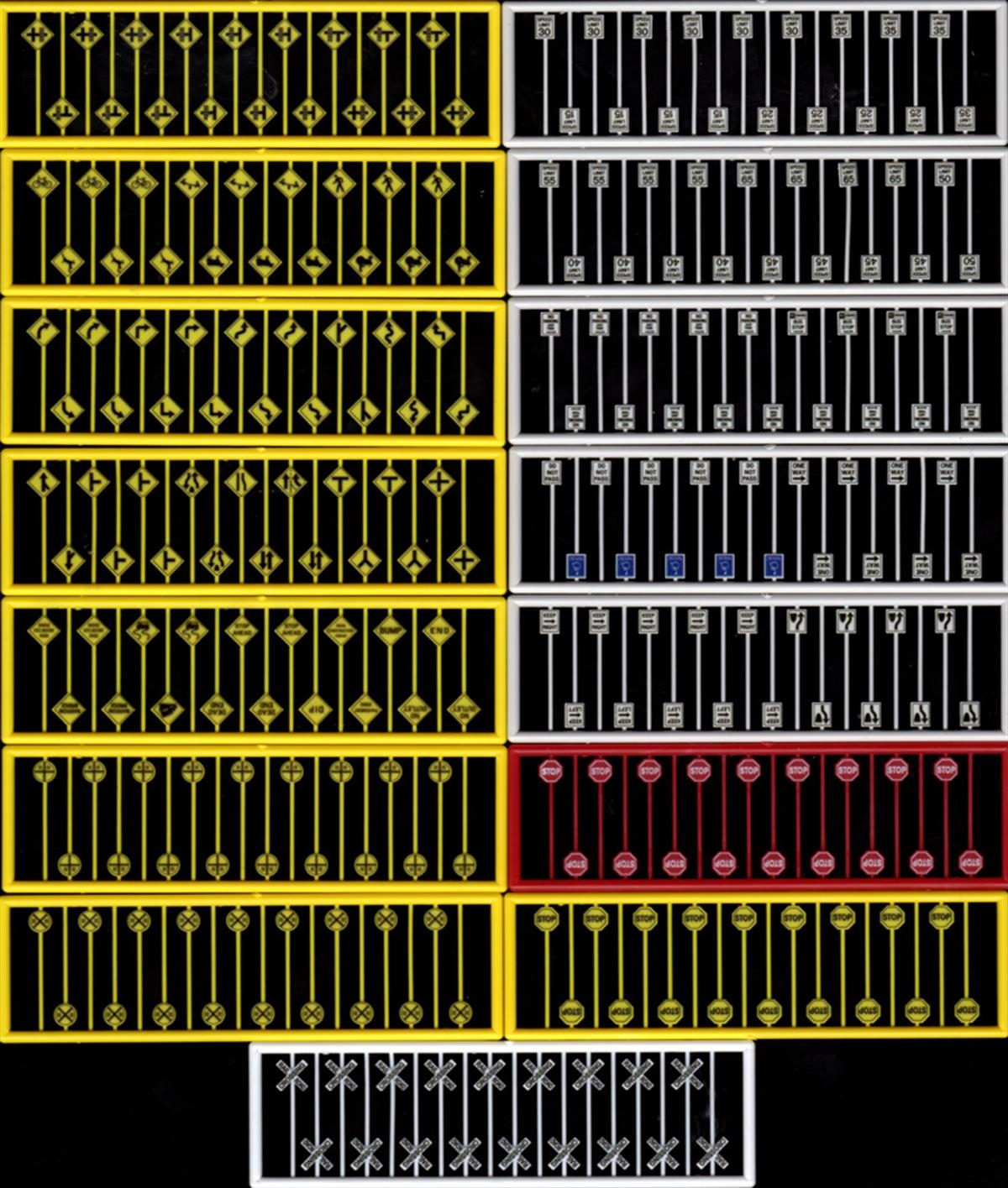 2623 N SCALE SIGN ASSORTMENT
