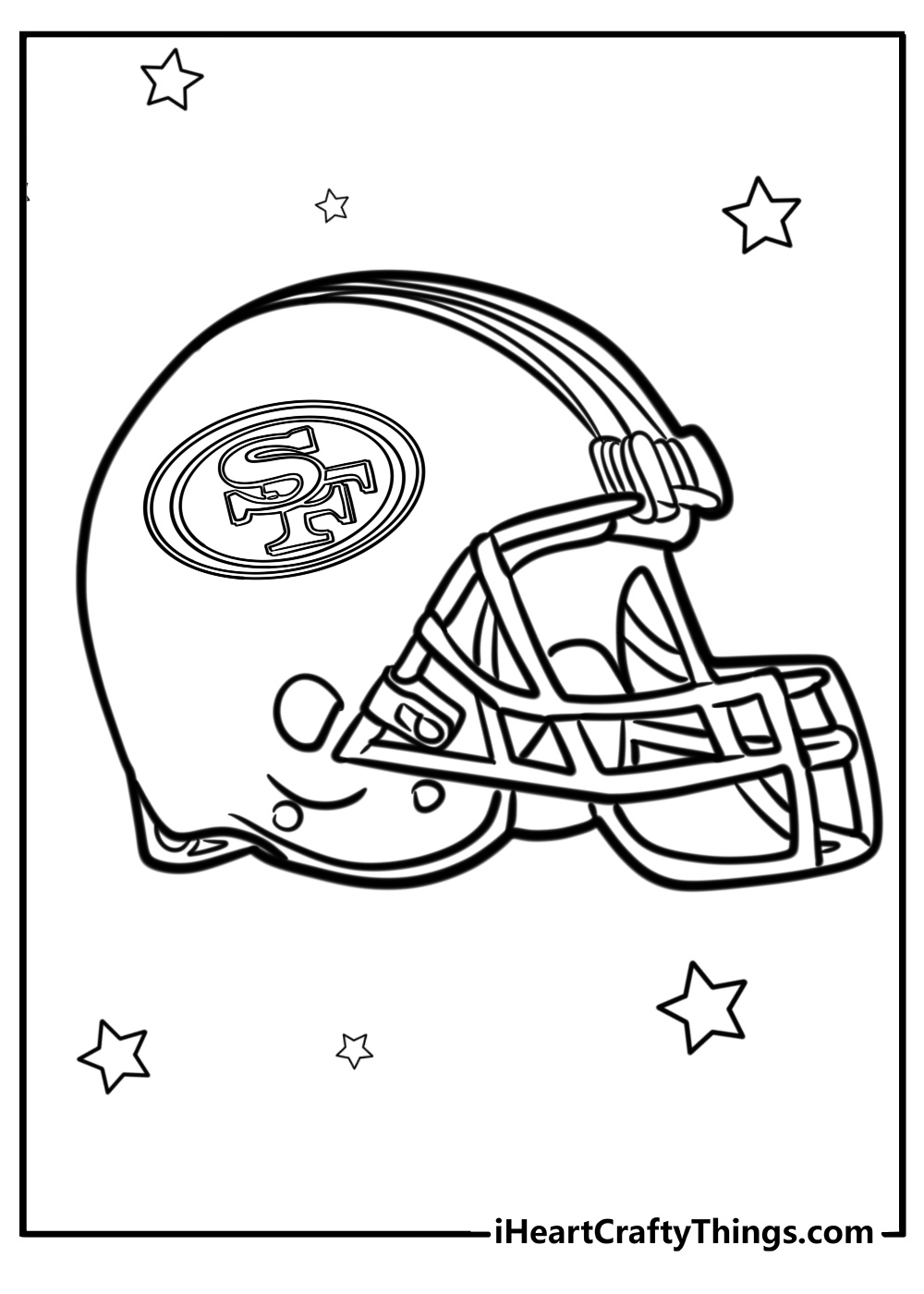 free printable football helmet coloring pages