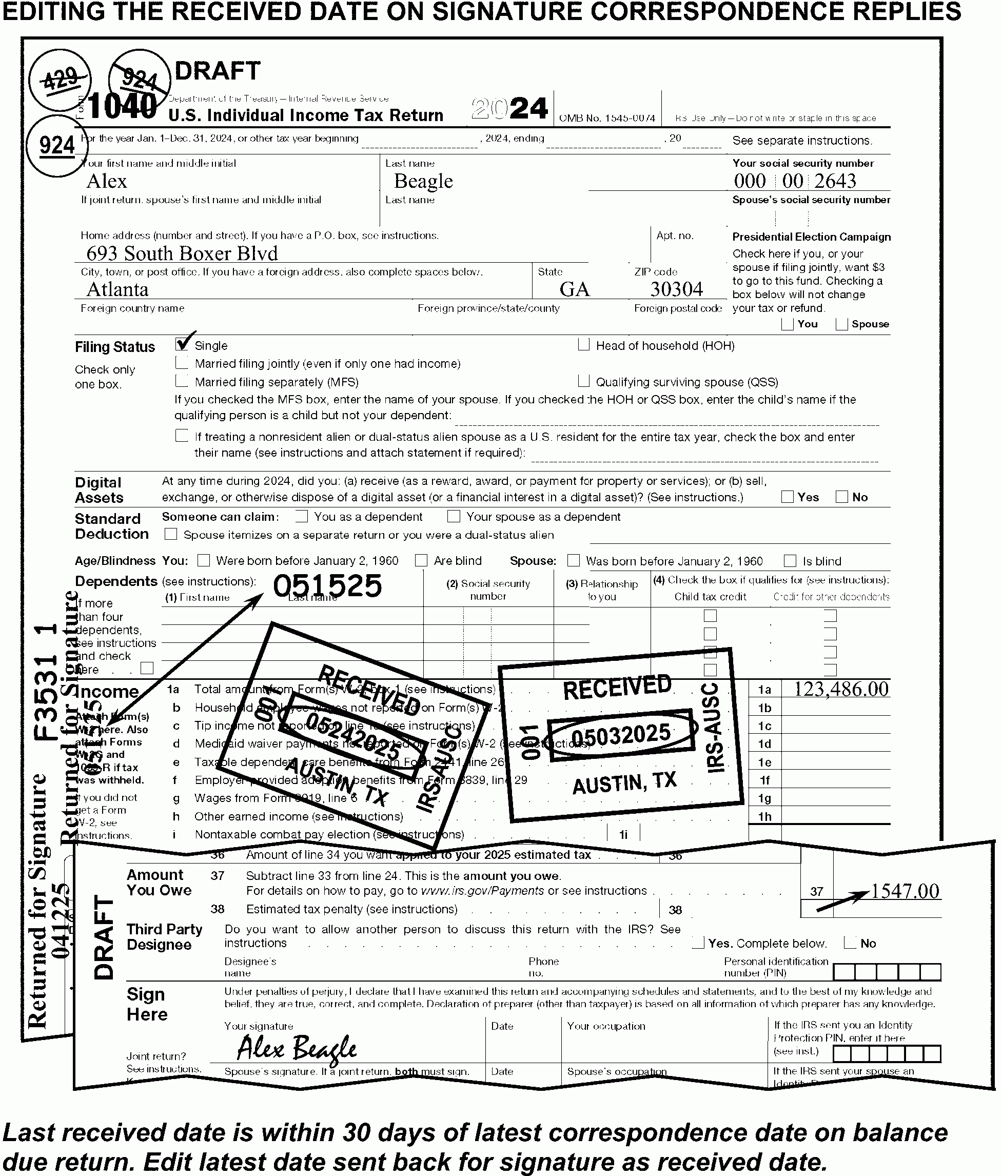 3 11 3 Individual Income Tax Returns Internal Revenue Service