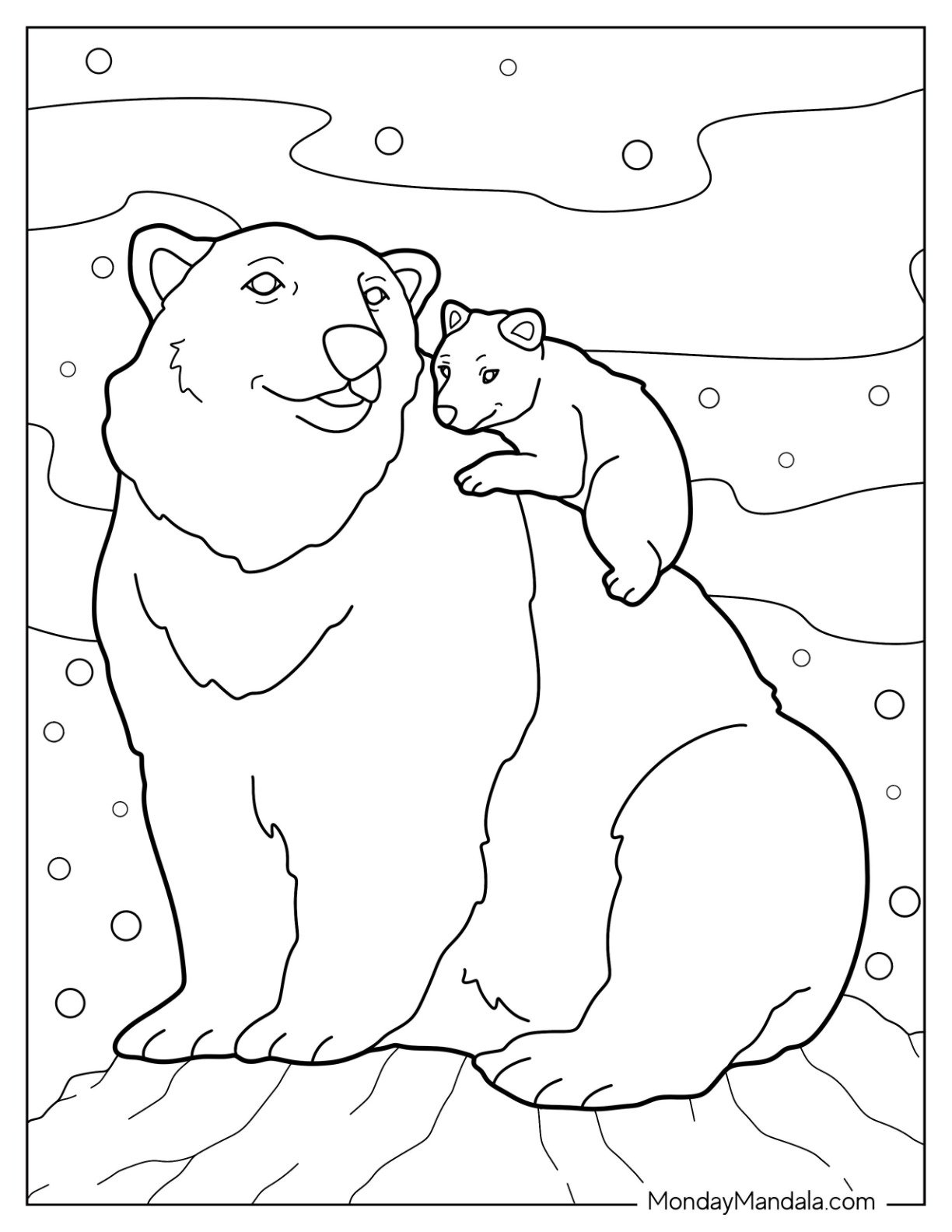 30 Bear Coloring Pages Free PDF Printables 