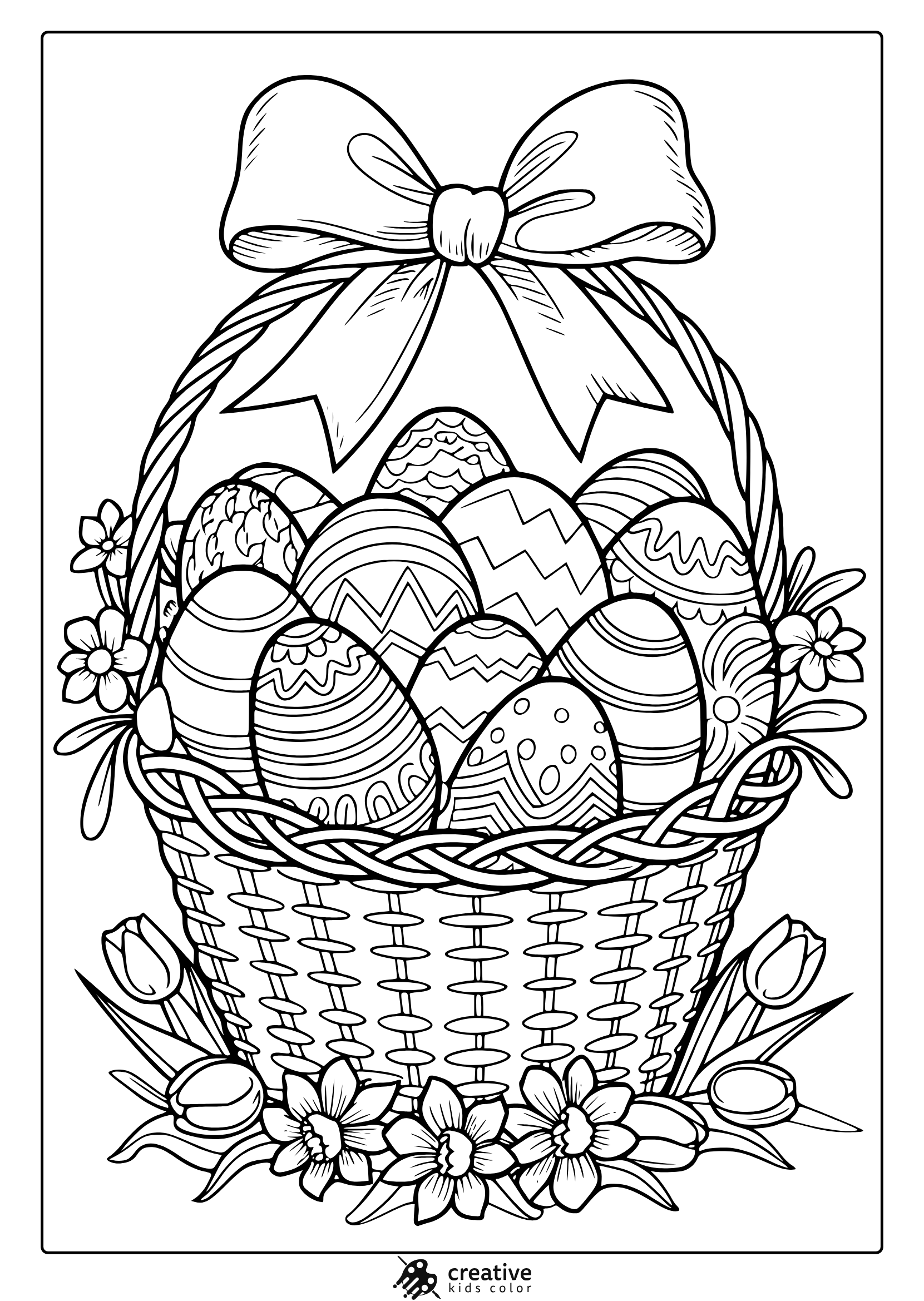 printable easter cards to color