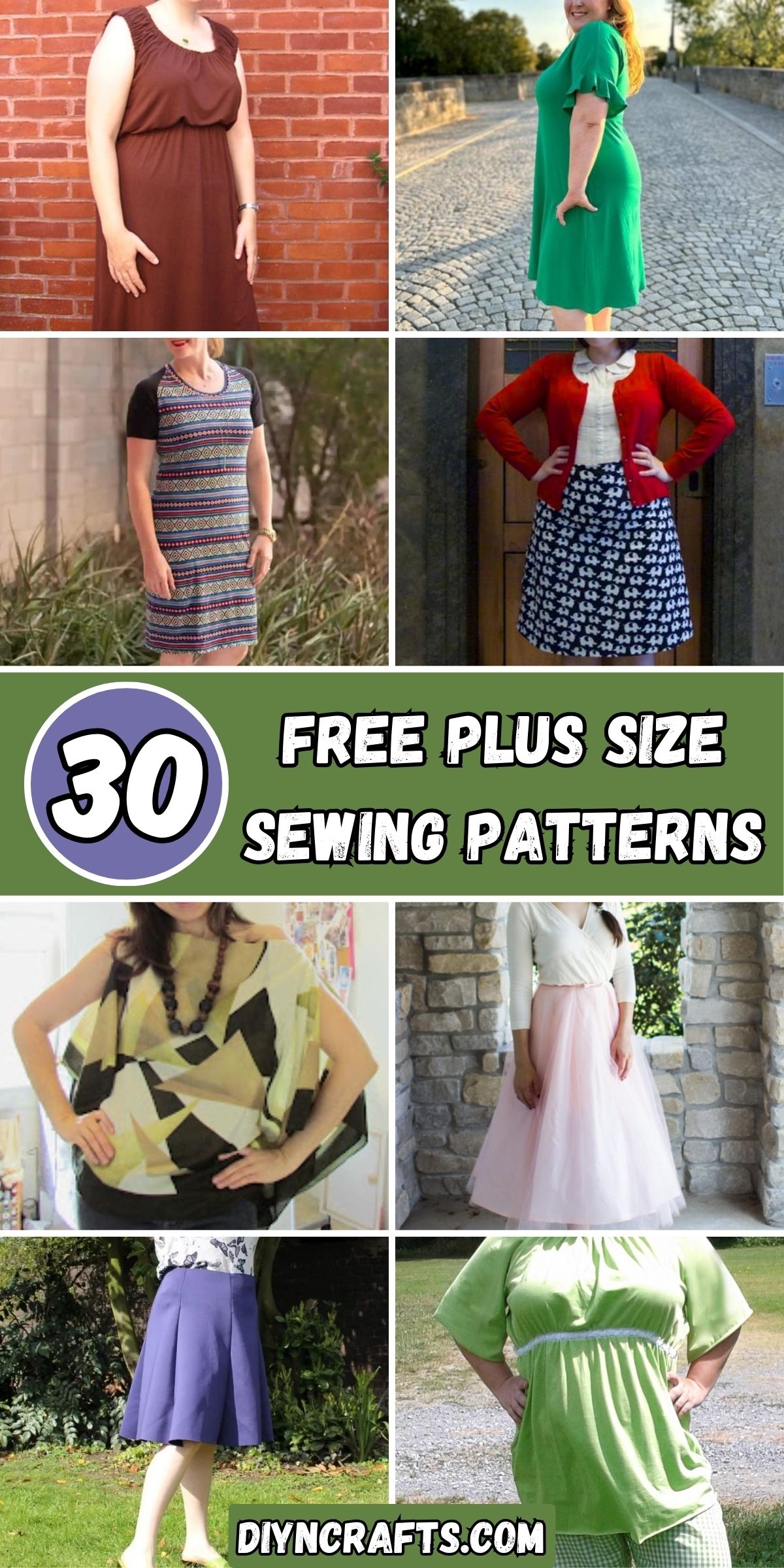30 Free Plus Size Sewing Patterns DIY U0026 Crafts