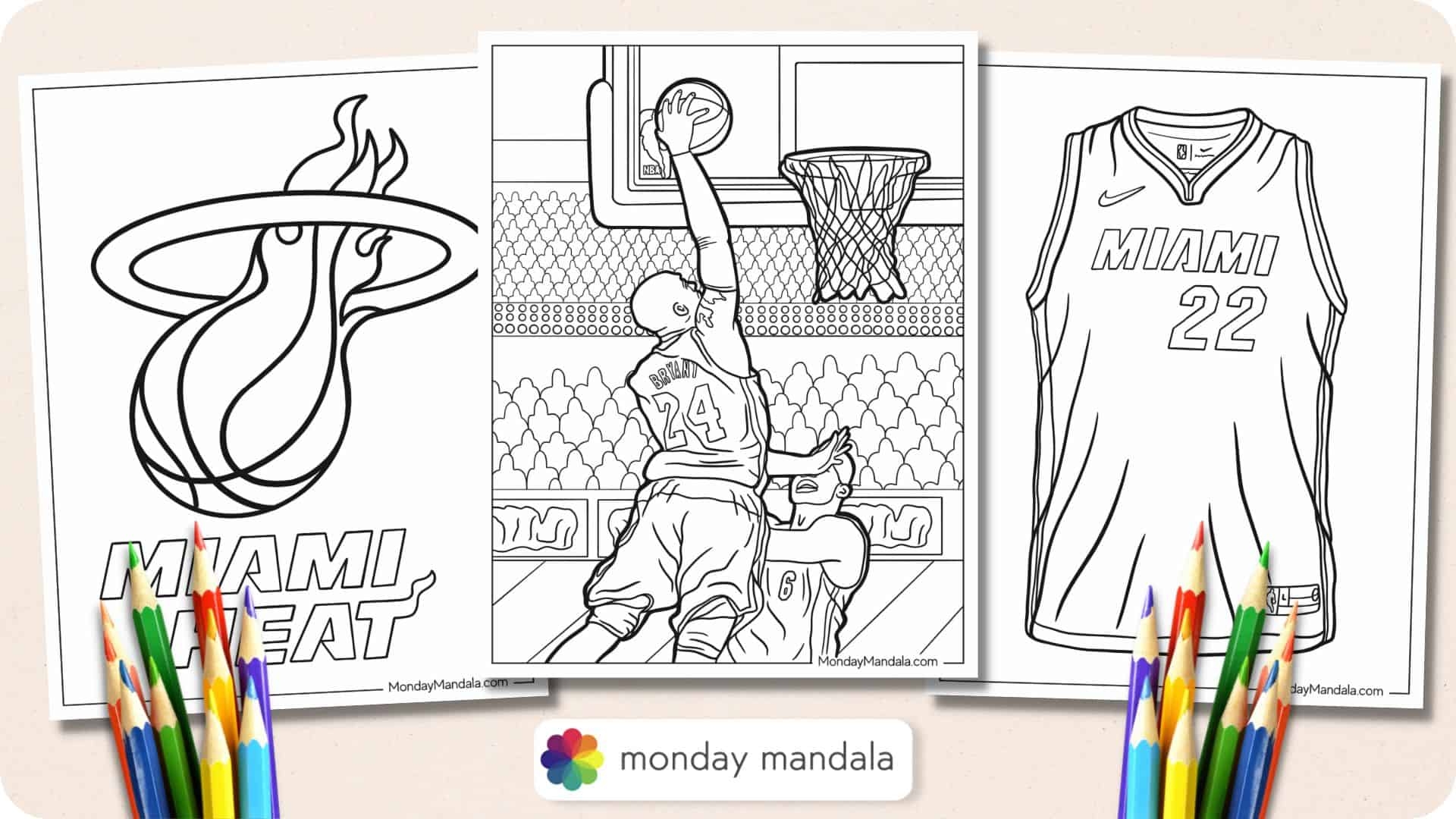 30 NBA U0026 Basketball Coloring Pages Free PDF Printables 