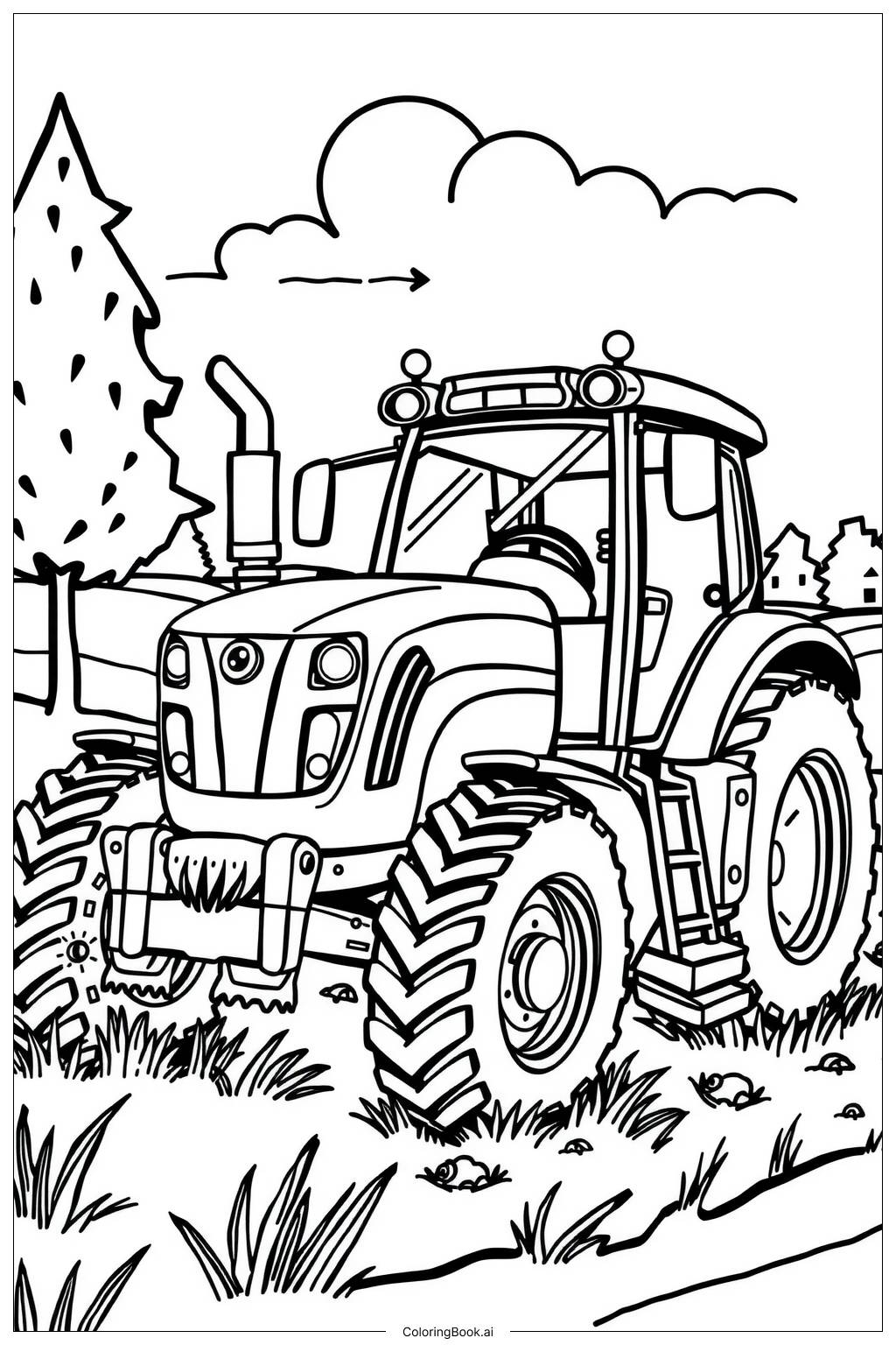 free printable farm coloring pages
