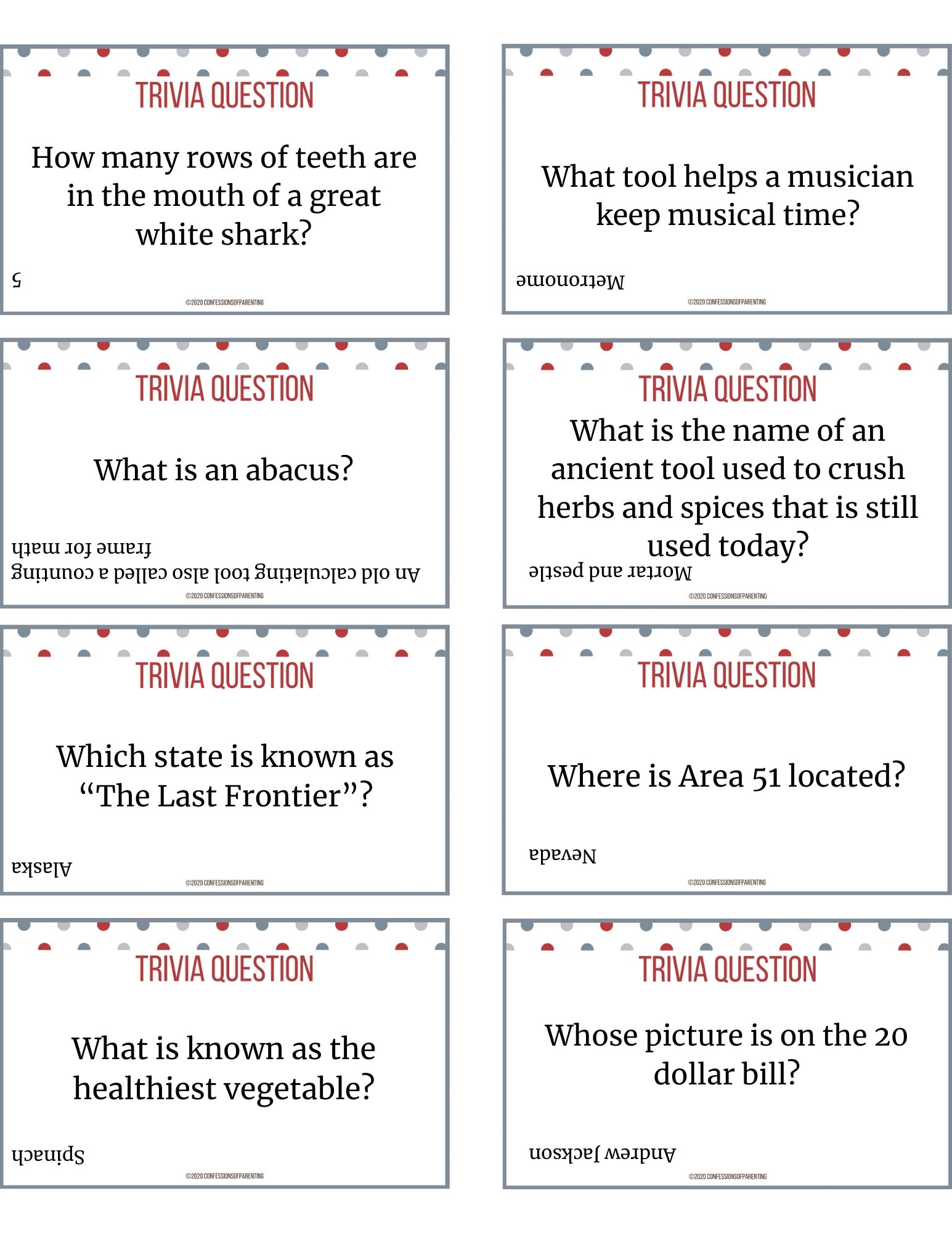 300 Trivia Questions General Knowledge Trivia Family Trivia 