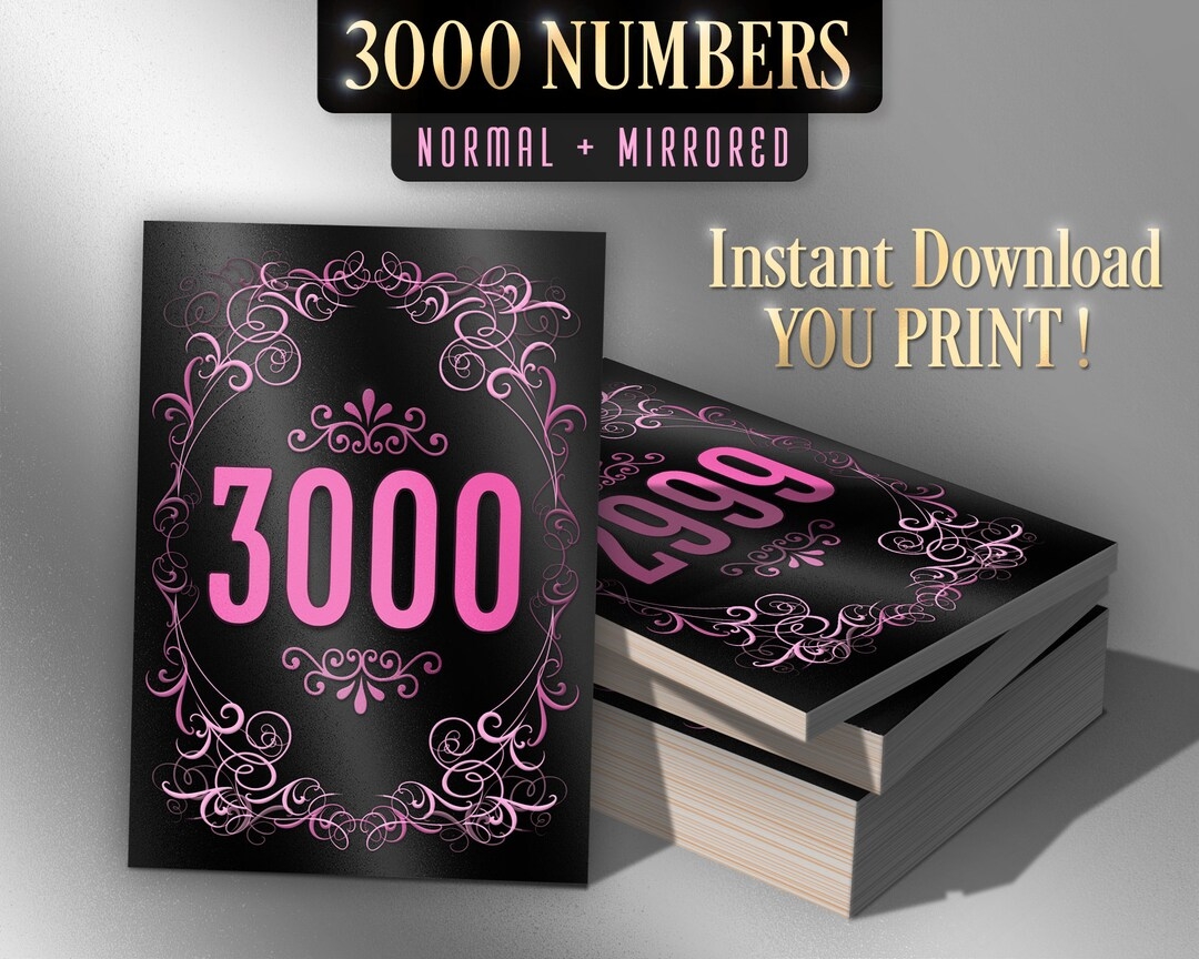 free printable facebook live numbers