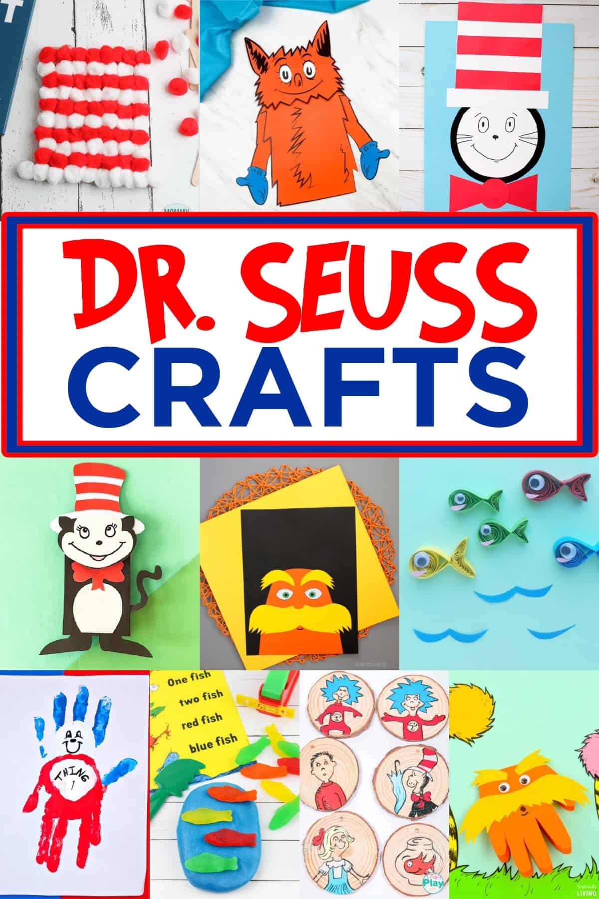 33 Fun And Easy Dr Seuss Crafts Made With HAPPY