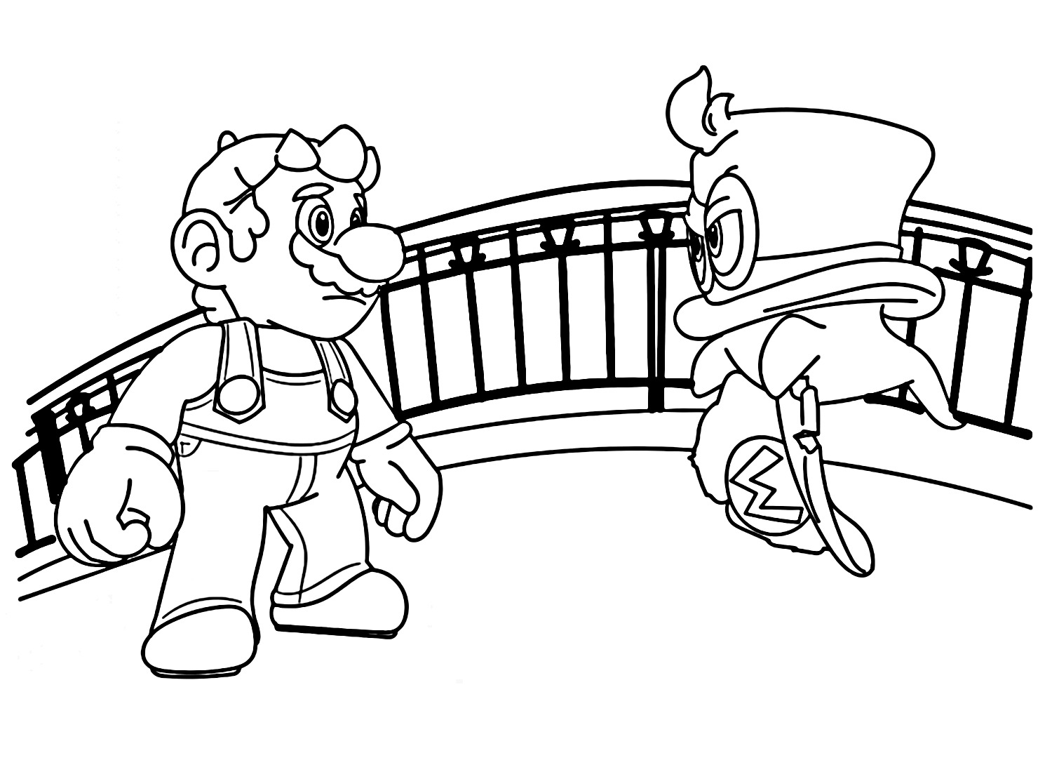 34 Coloring Page Mario Odyssey Beautiful Free Coloring Page 2025