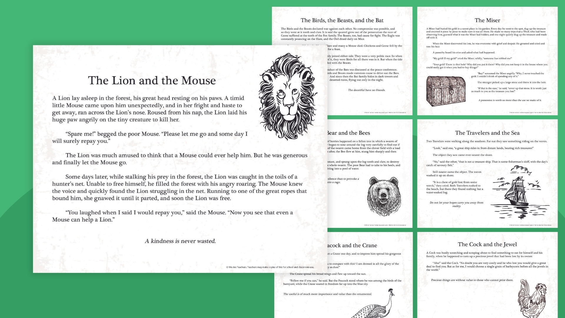 printable folktales for 3rd grade