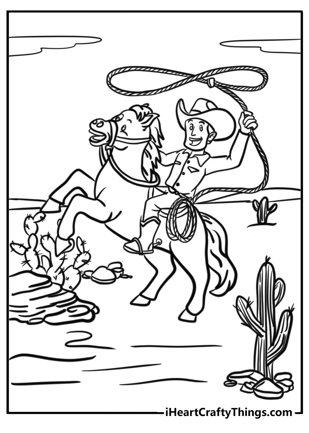western themed coloring pages printable free