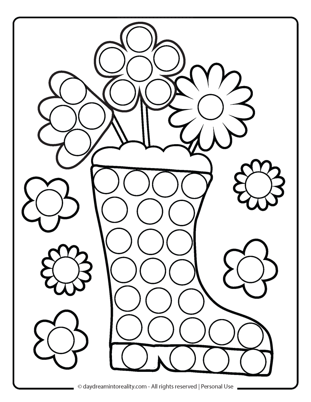 do a dot art printables