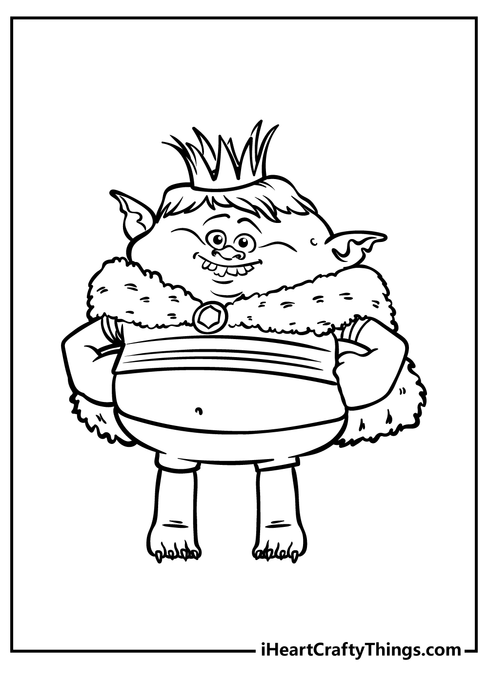 printable trolls coloring pages
