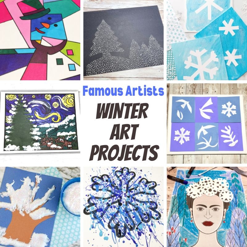 35 Winter Art Projects And Fun Winter Crafts Little Bins For Little Hands