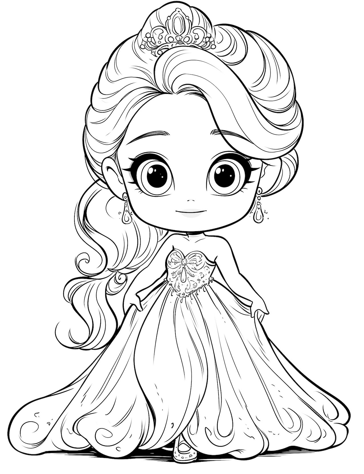 36 Adorable Baby Princess Coloring Pages Free Printable Our Mindful Life