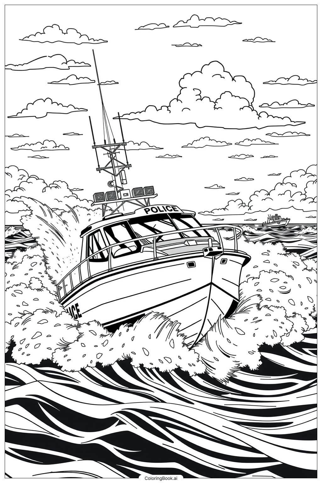 37 Boat Coloring Pages Free PDF U0026 PNG Printables 