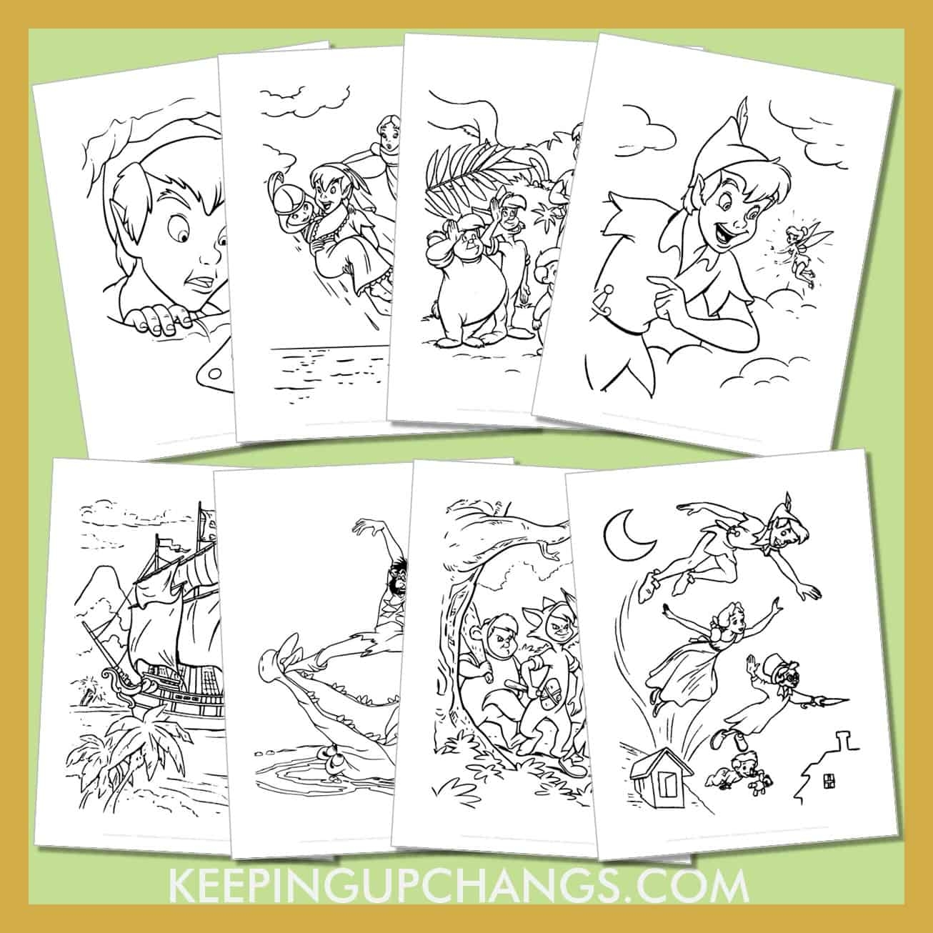 37 Free Peter Pan Coloring Pages Sheets MOST POPULAR Printables 