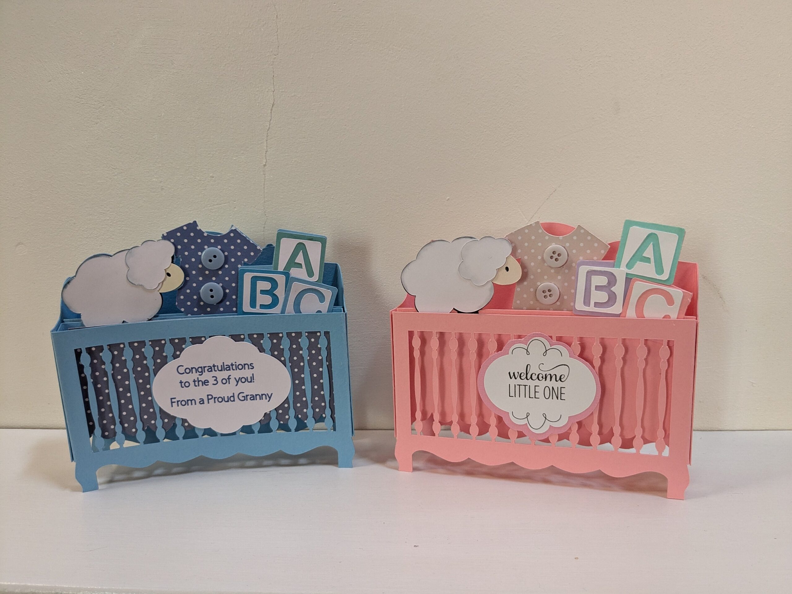 3d Baby Crib Card Etsy Australia