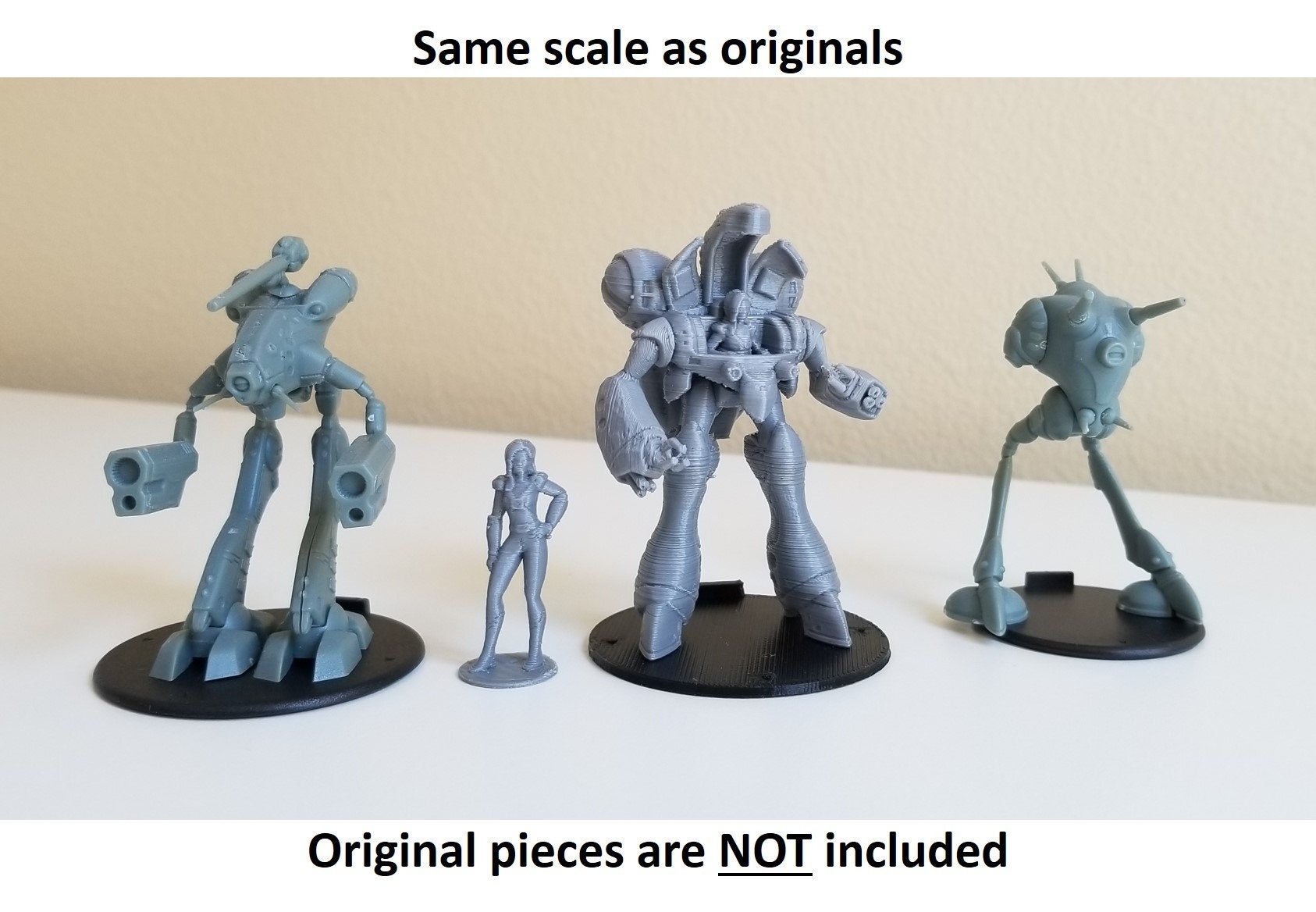 3D Printed Robotech RPG Tactics Female Power Armor Open Cockpit Queadluun rau Miriya Or Azonia Etsy