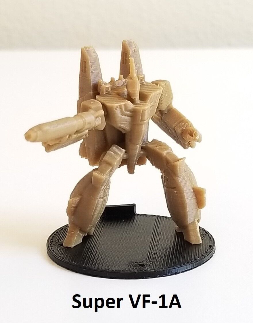 3D Printed Robotech RPG Tactics Super Valkyrie Veritech Macross