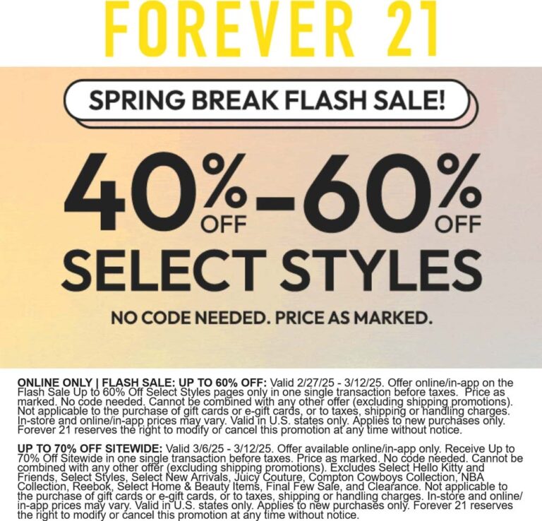 40 60 Off Spring Break Styles Online At Forever 21 Forever 21 