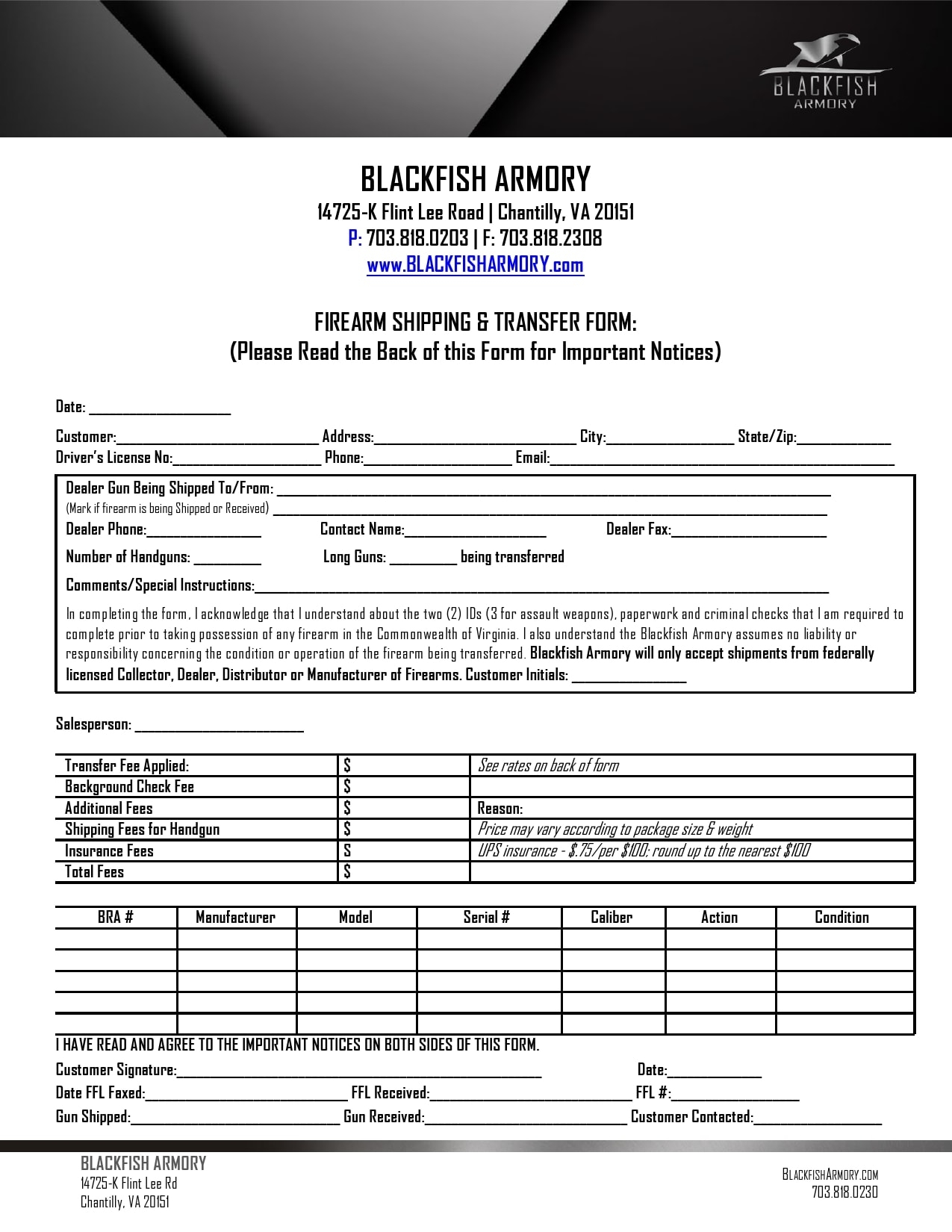 free printable florida firearm bill of sale