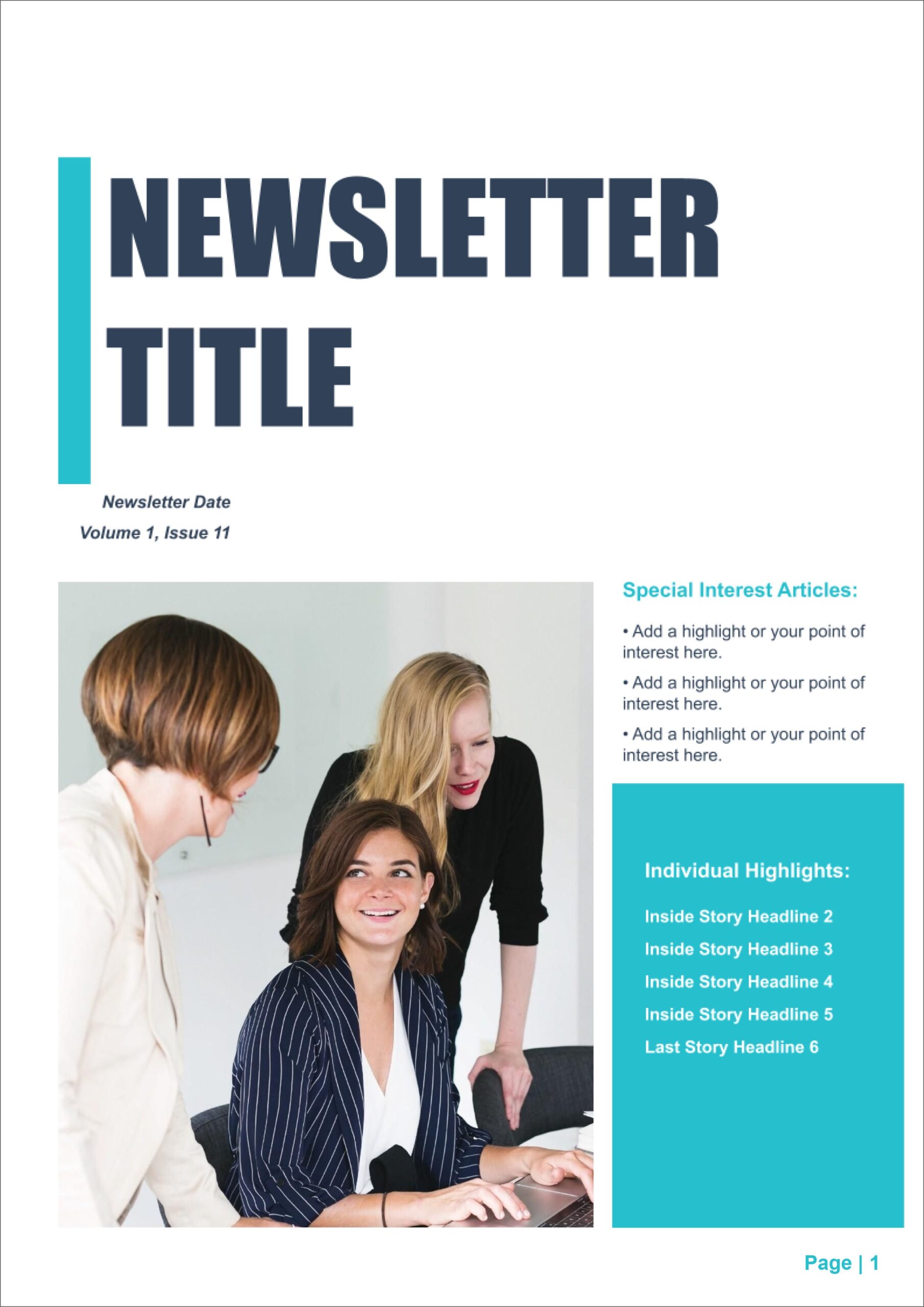 40 Free Printable A4 Newsletter Templates For School And Community 