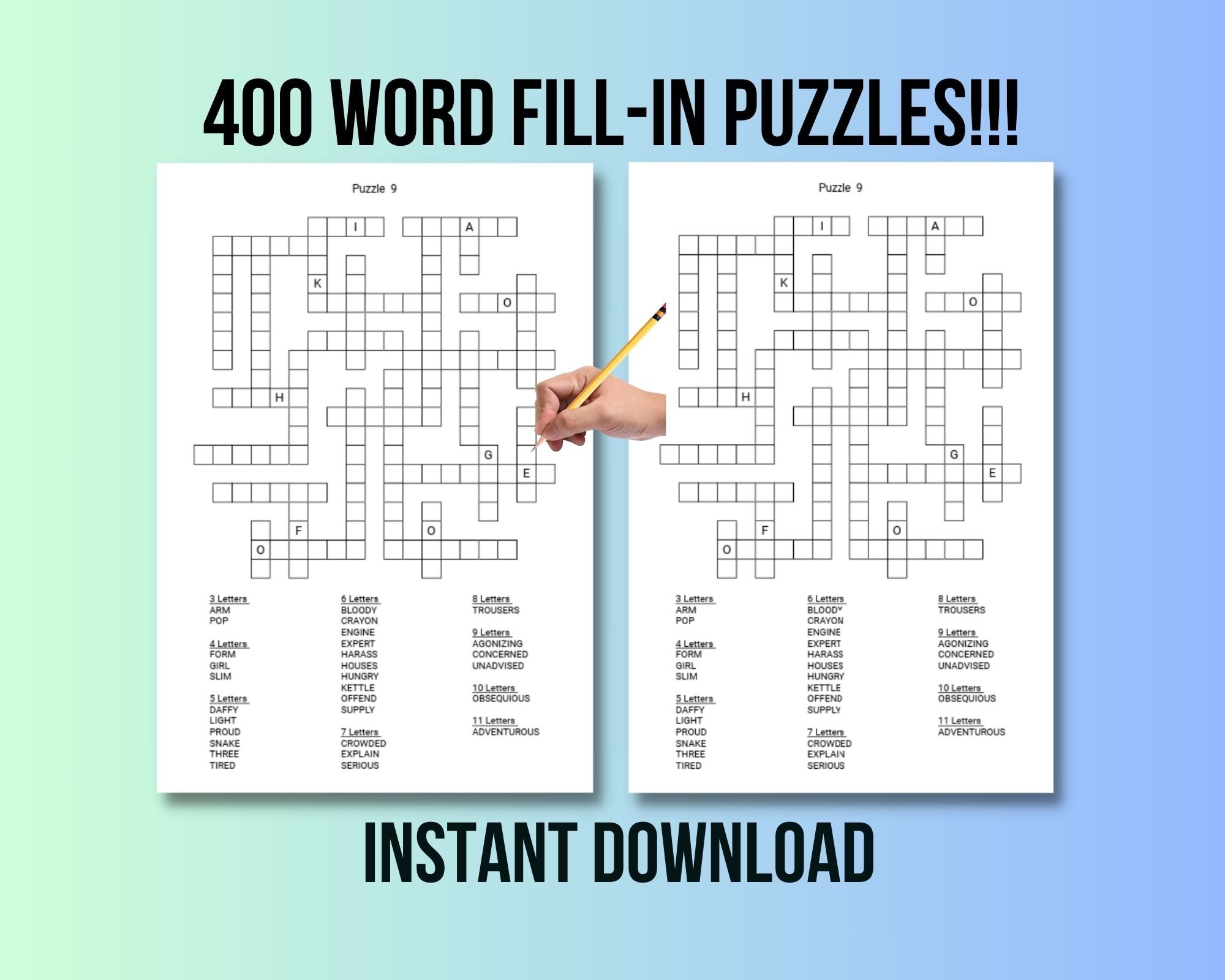 free printable word fill in puzzles