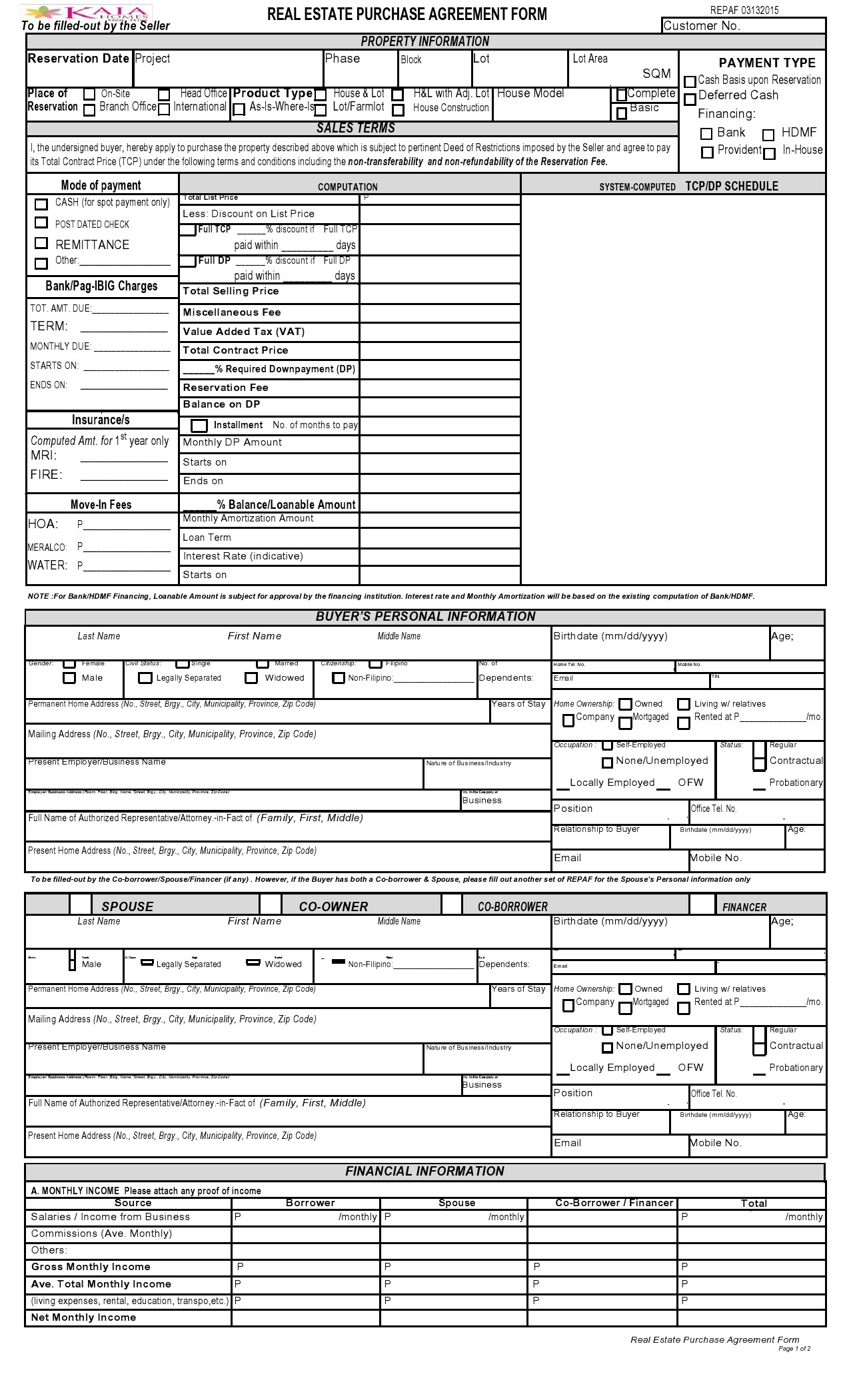 41 Simple Real Estate Purchase Agreement Templates Free 