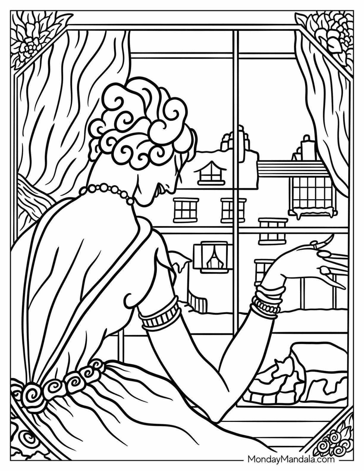 41 Vintage Coloring Pages Free PDF Printables 