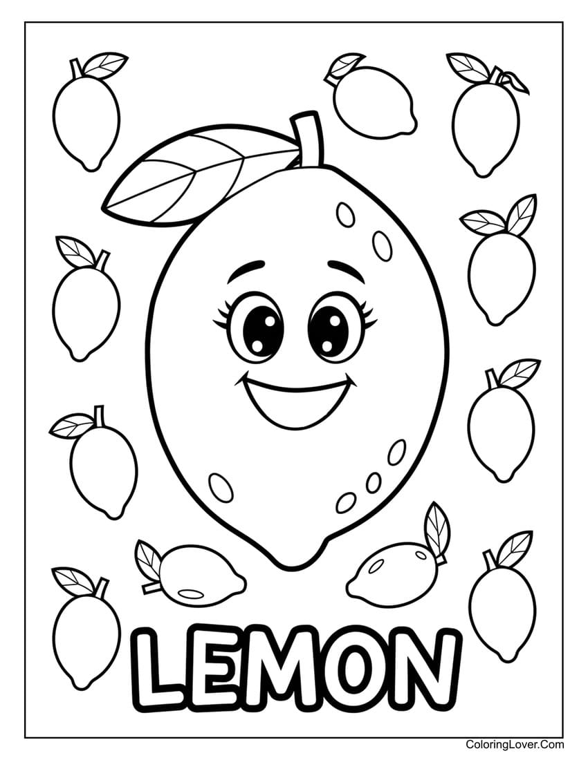 46 Fruit Coloring Pages Free Printables For All Ages 