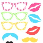 490 Free DIY Printabl File Photo Booth Props Photobooth Ideas 