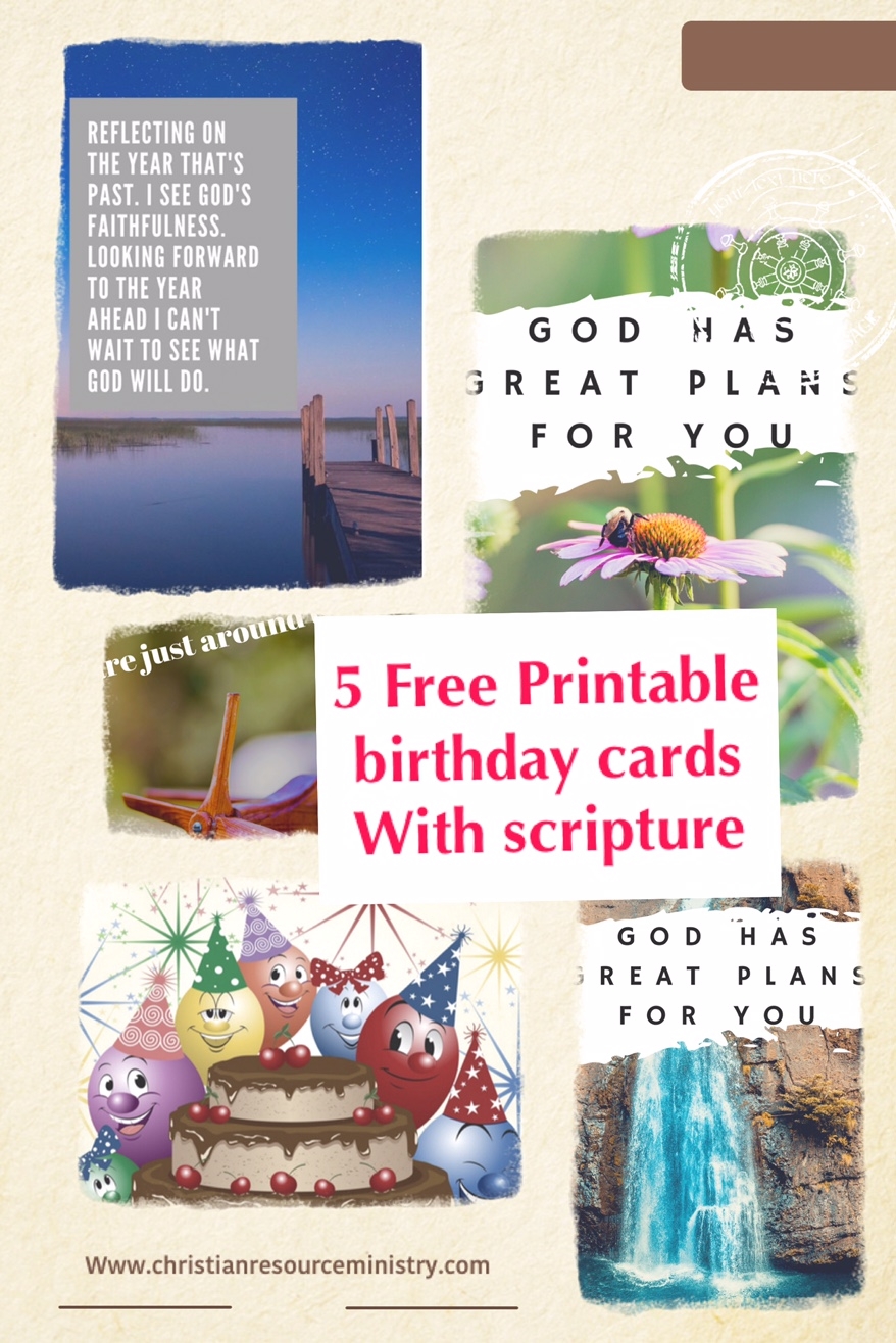 5 Free Printable Christian Birthday Cards Christian Resource Ministry