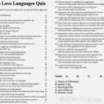 5 Love Languages Quiz Free Printable Printable Design Resources