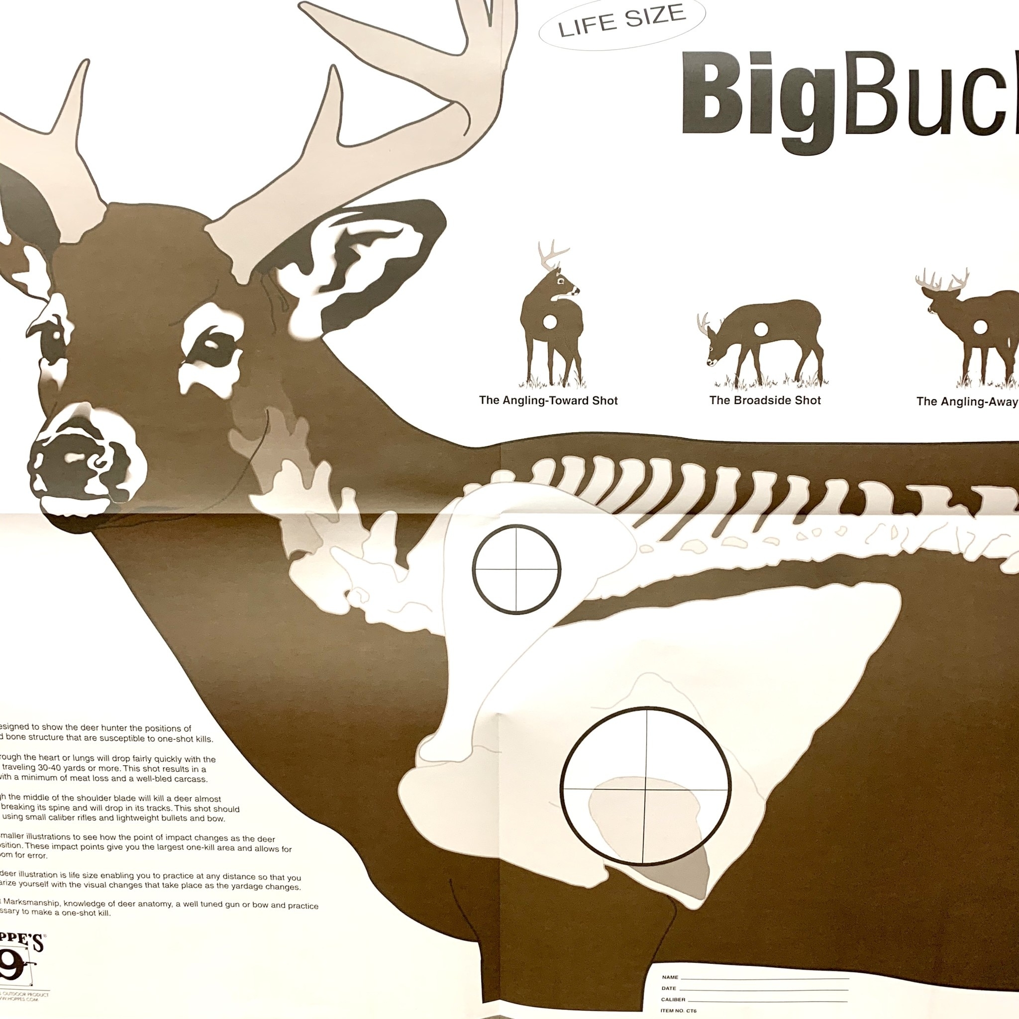 5 Pack Sighting In Vitals Deer Targets 28