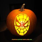 5 Spiderman Pumpkin Stencil Printables Mom Wife Busy Life 