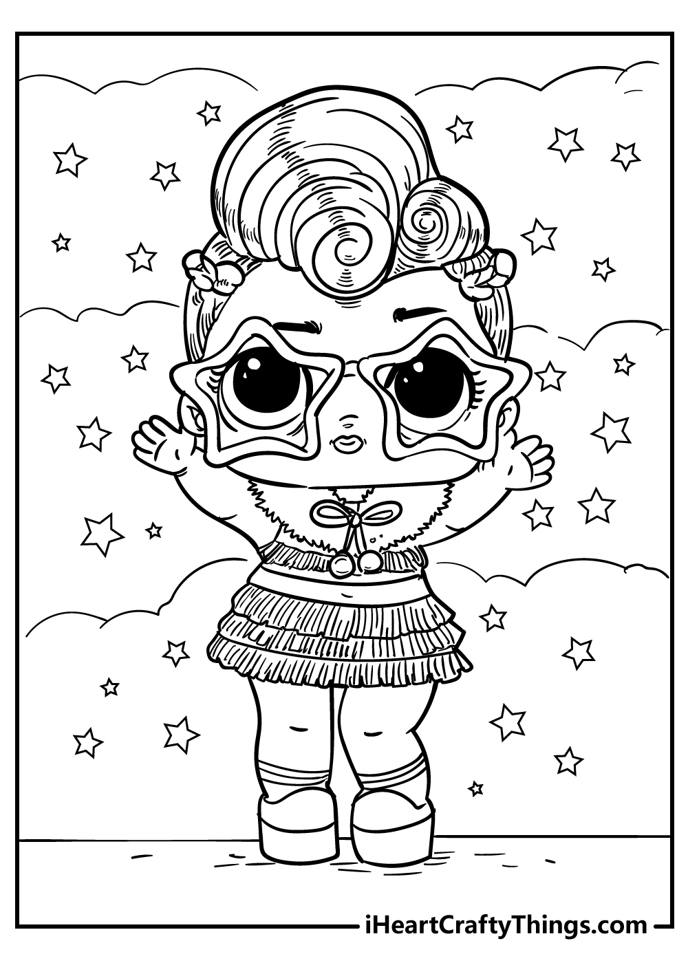 50 L O L Surprise Doll Coloring Pages Free Printables 