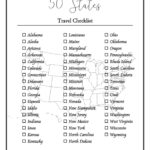 50 US States Checklist Etsy